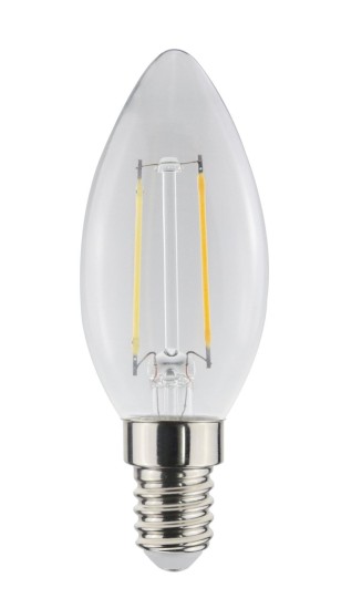 Toshiba LED Filament Kerzen Lampe E14 2.5W 2700K 250Lm wie 25W 4711112384273