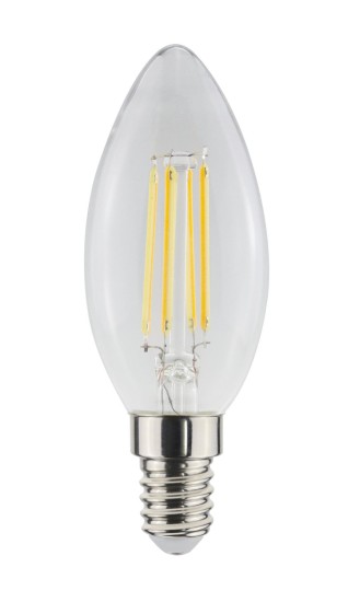 Toshiba LED Filament Kerzen Lampe E14 4.5W 2700K 470Lm wie 40W 4711112384280
