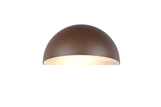 Trio 262460124 Maas E27 Wandleuchte Rostfarbig IP44