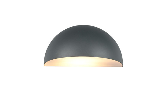 Trio 262460142 Maas E27 Wandleuchte Anthrazit IP44
