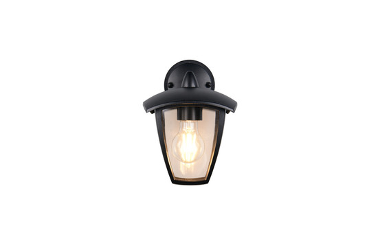 Trio 263260132 Venta E27 Wandleuchte Schwarz Matt IP44