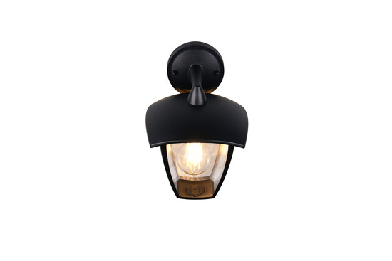 Trio 263260132 Venta E27 Wandleuchte Schwarz Matt IP44