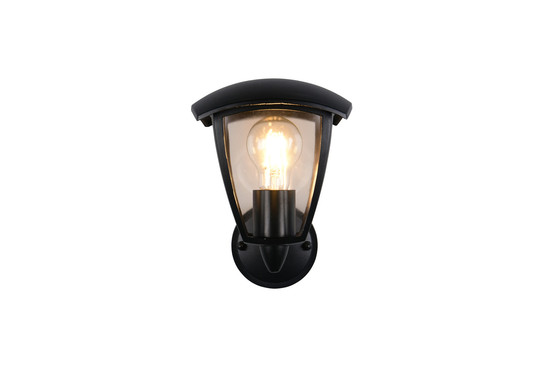 Trio 263260232 Venta E27 Wandleuchte Schwarz Matt IP44