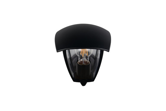 Trio 263260232 Venta E27 Wandleuchte Schwarz Matt IP44