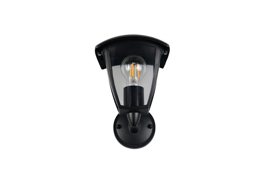 Trio 263260232 Venta E27 Wandleuchte Schwarz Matt IP44
