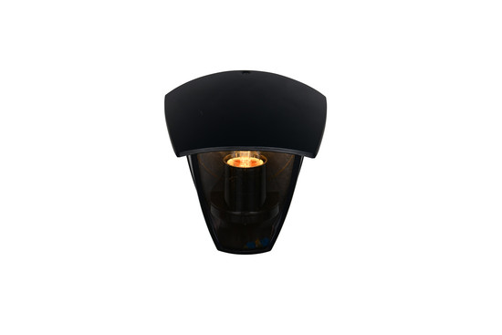 Trio 263260332 Venta E27 Wandleuchte Schwarz Matt IP44