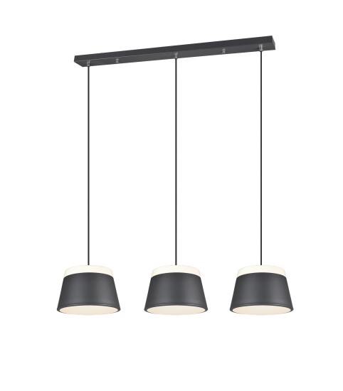 Trio 308900642 Pendelleuchte BARONESS Anthrazit 6xE14