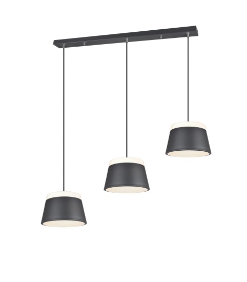 Trio 308900642 Pendelleuchte BARONESS Anthrazit 6xE14