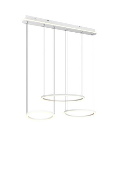 Trio 323610331 LED Pendelleuchte MORRISON Weiss matt 56W dimmbar