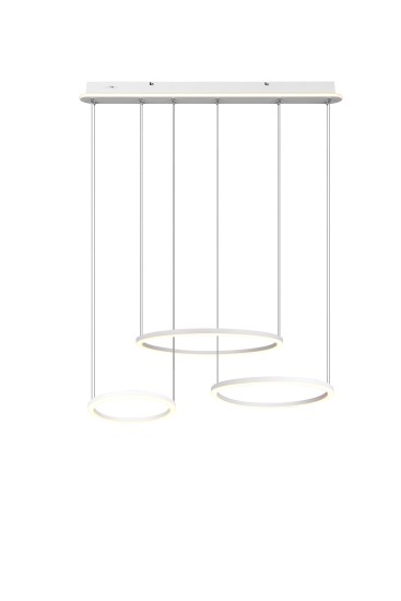 Trio 323610331 LED Pendelleuchte MORRISON Weiss matt 56W dimmbar