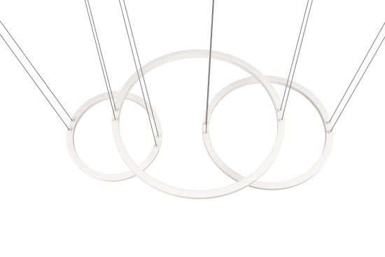 Trio 323610331 LED Pendelleuchte MORRISON Weiss matt 56W dimmbar