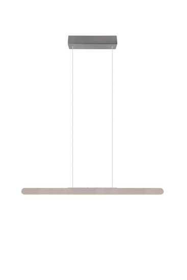 Trio Helios LED Pendelleuchte  28W Aluminium Gebürstet CCT einstellbare Lichtfarbe Touch