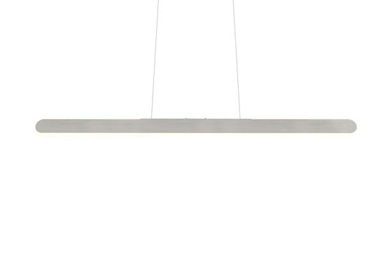 Trio Helios LED Pendelleuchte  28W Aluminium Gebürstet CCT einstellbare Lichtfarbe Touch