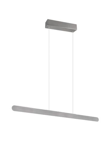 Trio Helios LED Pendelleuchte  28W Aluminium Gebürstet CCT einstellbare Lichtfarbe Touch