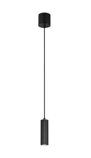 Trio 367700132 Soka GU10 Pendelleuchte ⌀9cm Schwarz Matt