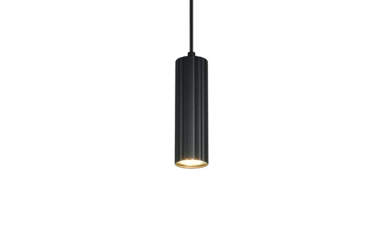 Trio 367700132 Soka GU10 Pendelleuchte ⌀9cm Schwarz Matt