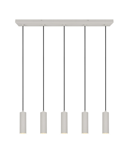 Trio 367700576 Soka GU10 Pendelleuchte 5-fach ⌀5,5cm Warm Grey