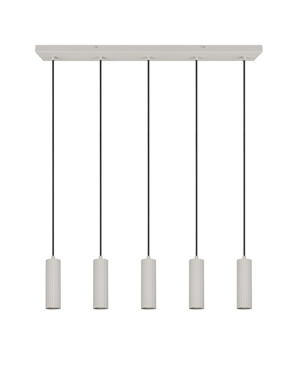 Trio 367700576 Soka GU10 Pendelleuchte 5-fach ⌀5,5cm Warm Grey