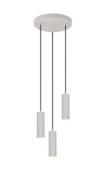 Trio 367730376 Soka GU10 Pendelleuchte 3-fach ⌀28cm Warm Grey