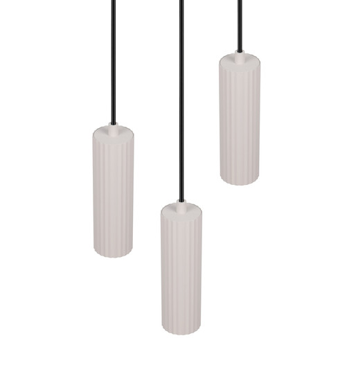 Trio 367730376 Soka GU10 Pendelleuchte 3-fach ⌀28cm Warm Grey