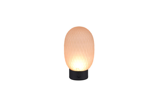 Trio 564210113 Facette LED Tischleuchte 1,5W ⌀11,8cm Amberfarbig warmweiss Touch