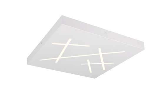 Trio 630810131 Snip LED Deckenleuchte 24W dimmbar Weiß Matt CCT einstellbare Lichtfarbe