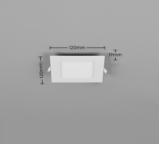 Trio 635029131 Kibo LED Einbauleuchten 6W Weiß Matt CCT einstellbare Lichtfarbe