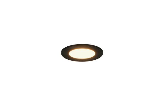 Trio 635110102 Himal LED Einbauleuchten 3,5W ⌀8,5cm dimmbar Schwarz IP65 CCT einstellbare Lichtfarbe