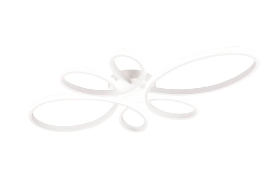 Trio Fly LED Deckenleuchte  32W dimmbar Weiß Matt neutralweiss
