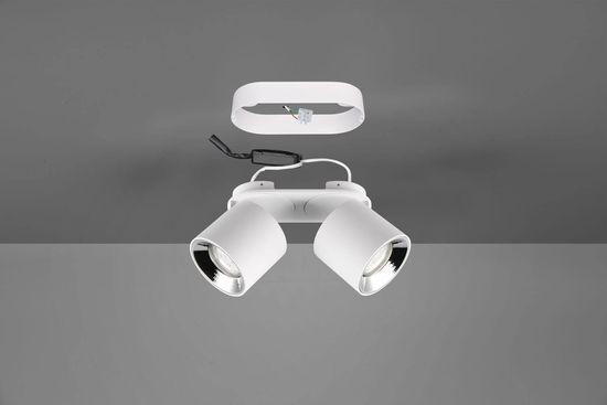 Trio Guayana Deckenleuchte GU10  2-fach Weiß Matt