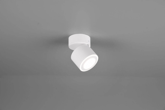 Trio Taurus LED Deckenleuchte  5W ⌀8,7cm Weiß Matt warmweiss