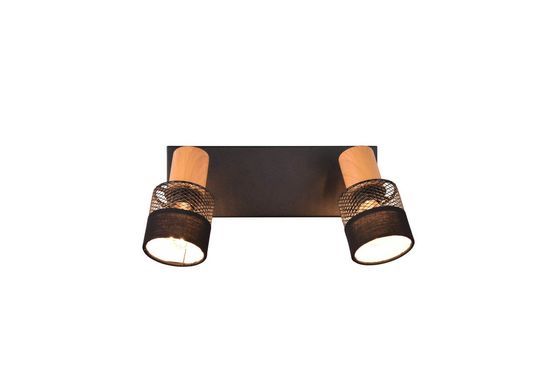 Trio Nandini Strahler E14  2-fach Schwarz Matt