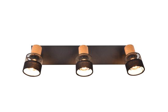 Trio Nandini Strahler E14  3-fach Schwarz Matt