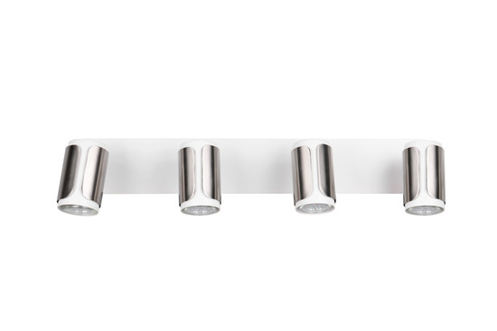 Trio 814500407 Gillan GU10 Strahler 4-fach Nickel Matt