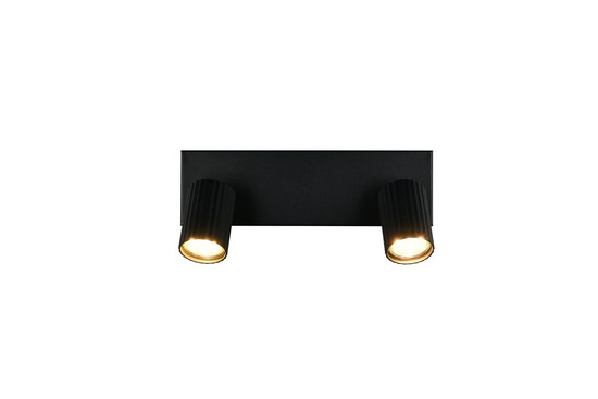 Trio 867700232 Soka GU10 Strahler 2-fach Schwarz Matt