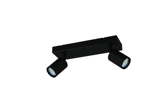 Trio 867700232 Soka GU10 Strahler 2-fach Schwarz Matt