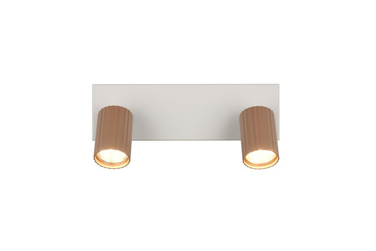 Trio 867700265 Soka GU10 Strahler 2-fach Coffee