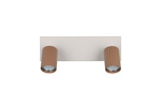 Trio 867700265 Soka GU10 Strahler 2-fach Coffee