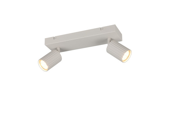 Trio 867700276 Soka GU10 Strahler 2-fach Warm Grey