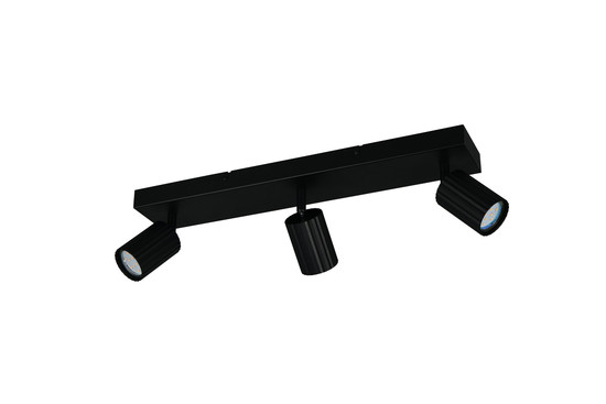 Trio 867700332 Soka GU10 Strahler 3-fach Schwarz Matt