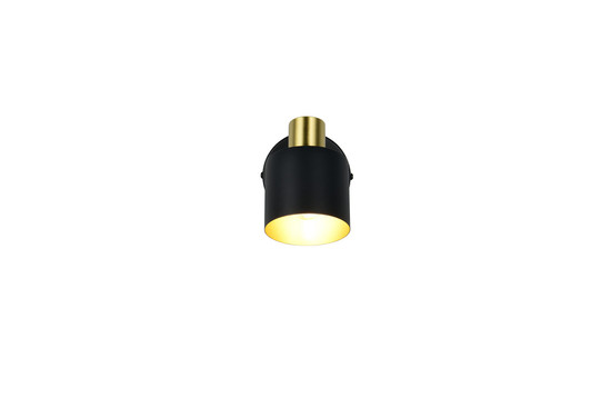Trio 868870180 Eva E14 Strahler Schwarz-Gold