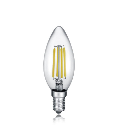 Trio Kerze LED Lampe E14  4W ⌀3,5cm dimmbar Klar warmweiss wie 40w
