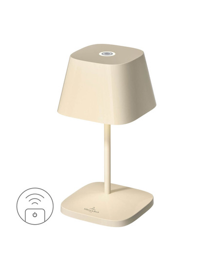 Villeroy & Boch NEAPEL RC Akku-Tischlampe Elfenbein Ceramic 2,2W steuerbare Lichtfarbe IP65 97092