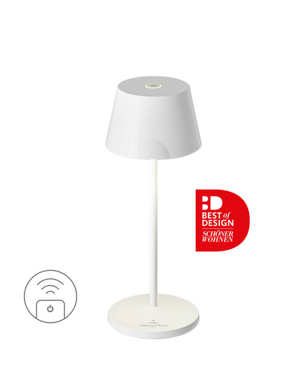 Villeroy & Boch SEOUL MICRO RC Akku-Tischlampe Weiß Ceramic 2,3W steuerbare Lichtfarbe 97100