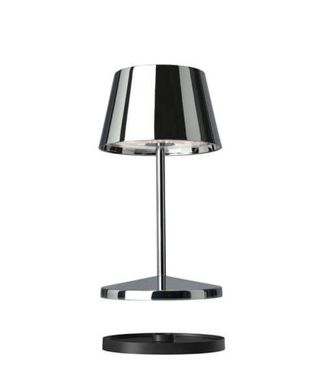Villeroy & Boch SEOUL RC Akku-Tischlampe Chrom 2,2W steuerbare Lichtfarbe IP65 97205