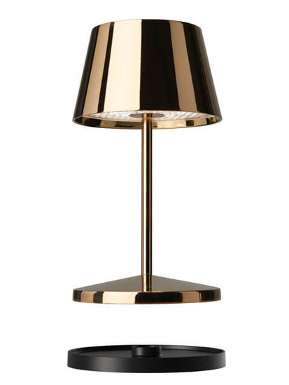 Villeroy & Boch SEOUL RC Akku-Tischlampe Rosegold 2,2W steuerbare Lichtfarbe IP65 97207