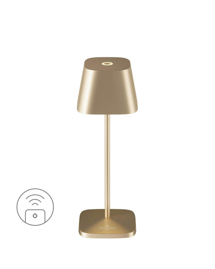 Villeroy & Boch NEAPEL MICRO RC Akku-Tischlampe Gold Gebürstet 2,3W IP65 97267