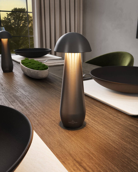 Villeroy & Boch MODENA Akku-Tischlampe Anthrazit Metallic 1,5W IP44 97296