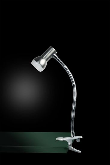 WOFI Tisch-Klemmlampe Brent LED 4W Warmweiss für Design-Beleuchtung