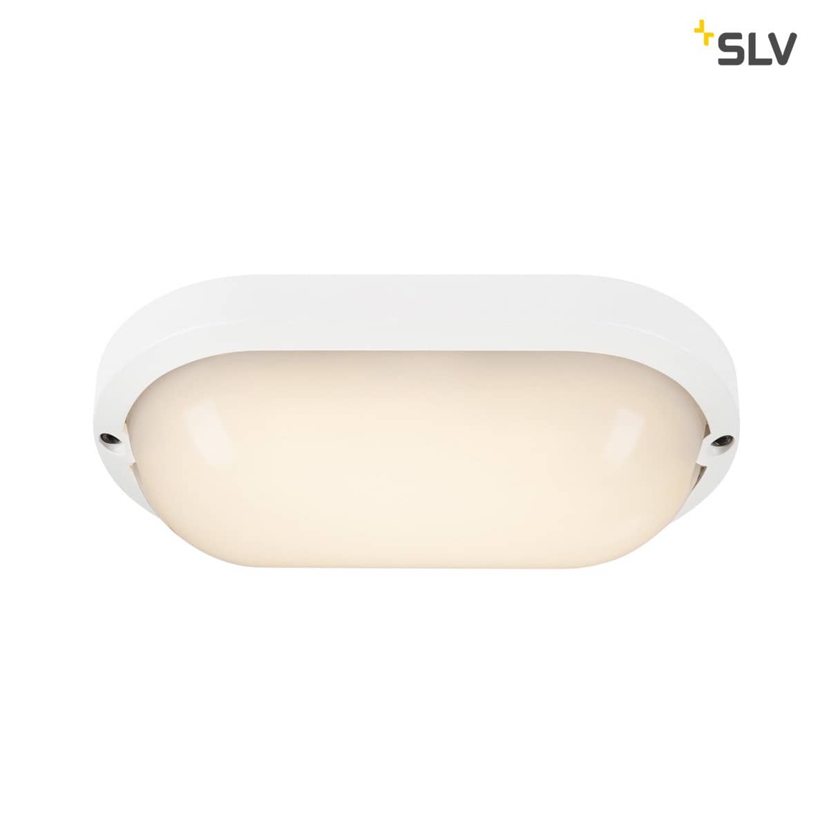SLV 229951 TERANG 2 XL SENSOR Wand- und Deckenleuchte oval weiss 3000K IP44